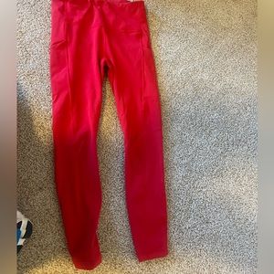 Athleta red leggings